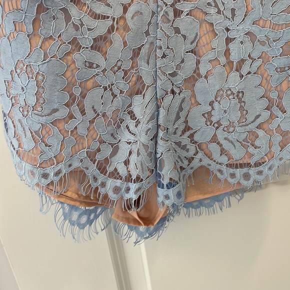 Do+Be Baby Blue Lace Romper - Picture 4 of 4